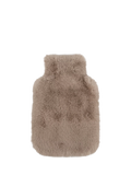 totes Texture Faux Fur Hot Water Bottle, Beige