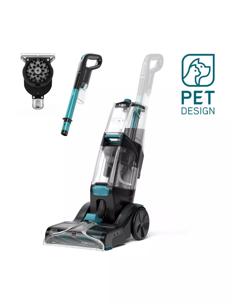 Vax Platinum SmartWash Pet-Design Carpet Cleaner, Graphite/Teal