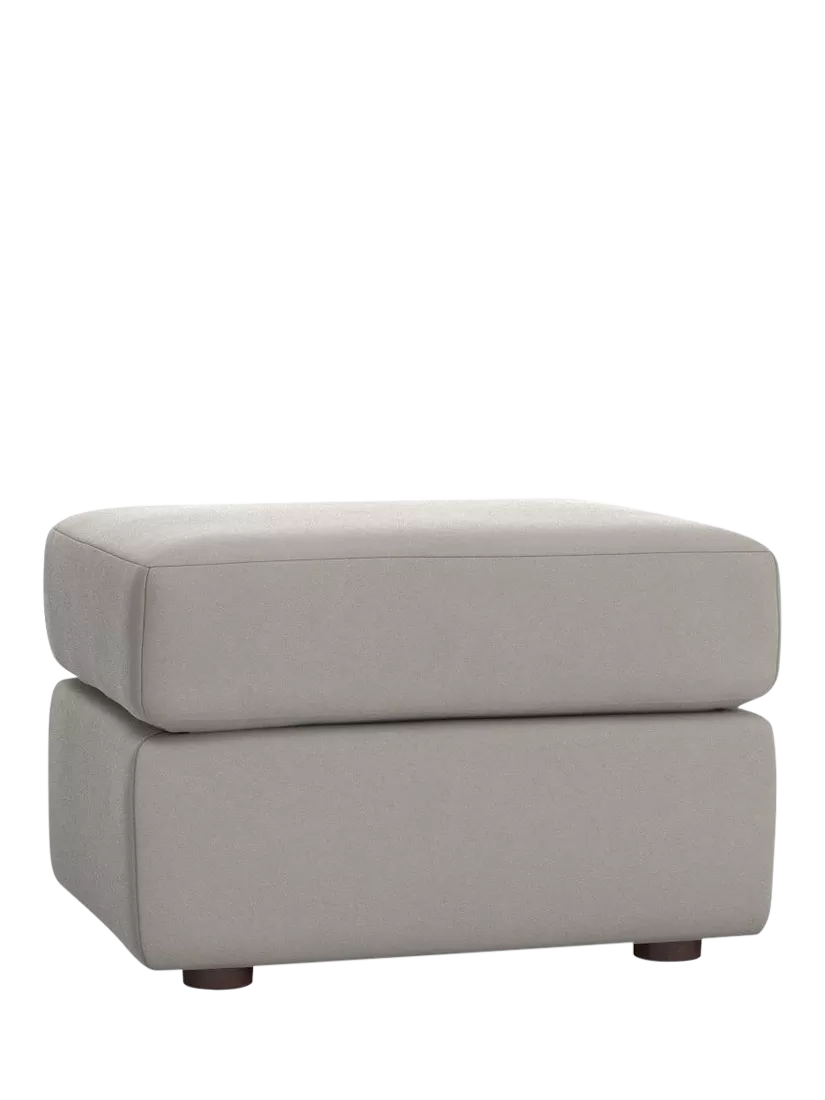 Pottery Barn Kids Graham Ottoman, Velvet Dove Grey - McGrocer