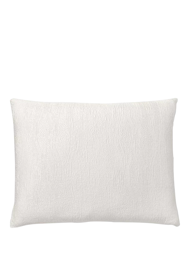 west elm Matelasse Pillowcase, White