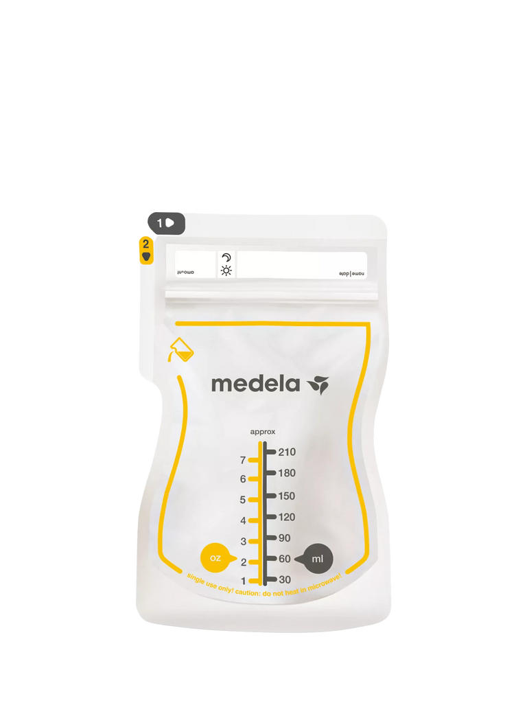 Medela Easy Pour Breastmilk Storage Bags, Pack of 50