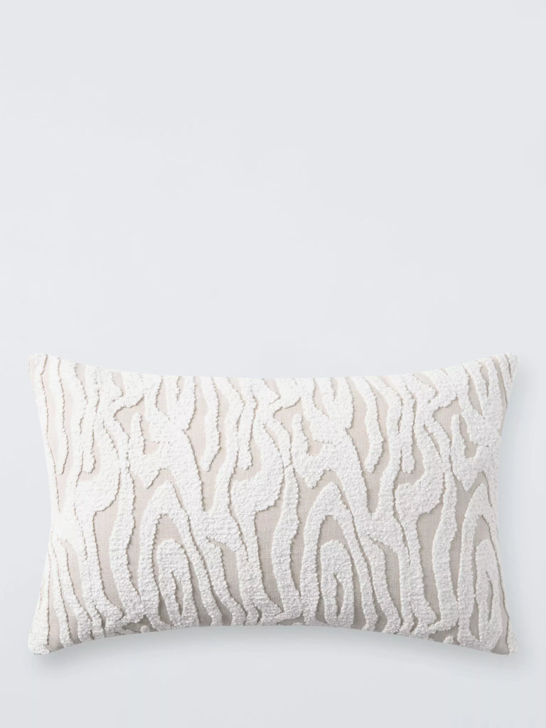 Harlequin x Henry Holland Marble Wave Cushion, Porcelain