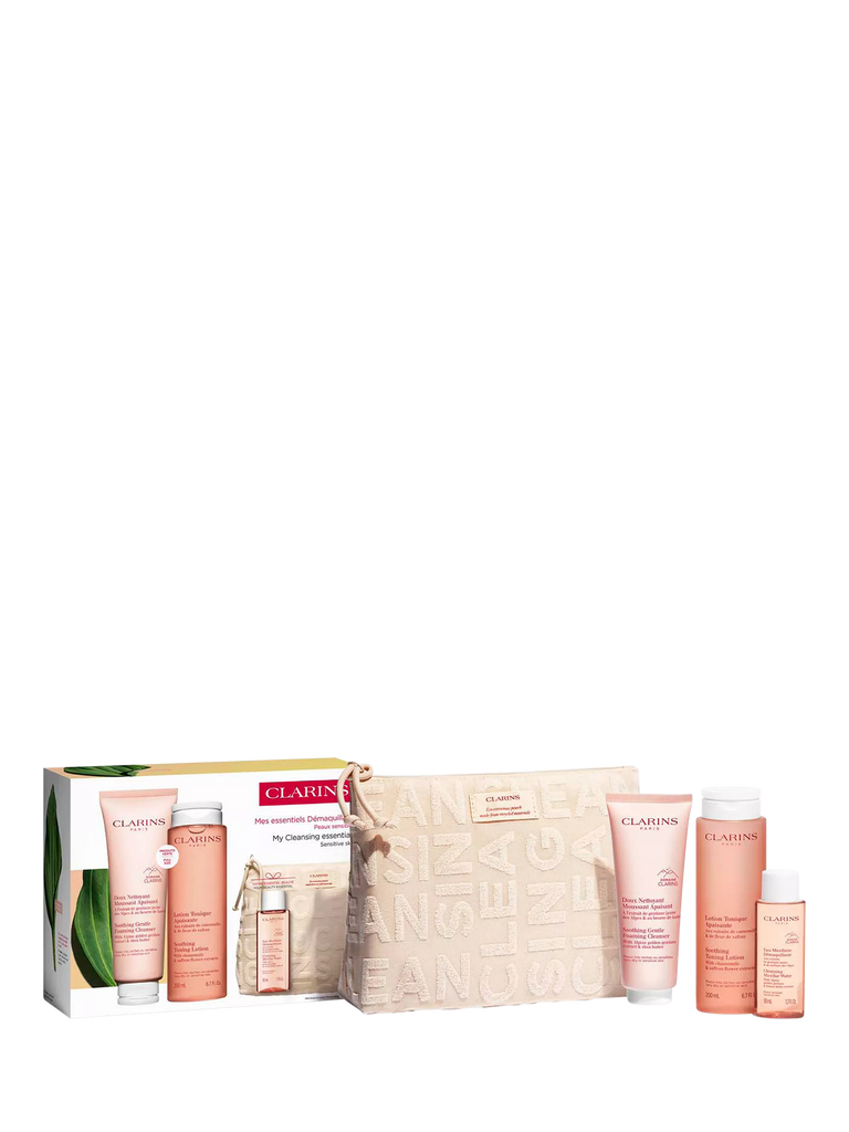 Clarins My Cleansing Essentials Sensitive Skin Skincare Gift Set