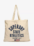 Superdry Tote Bag, Brown/Navy