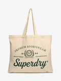 Superdry Tote Bag, Brown/Navy