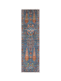 Gooch Oriental Pictorial Runner Rug, Blue, L243 x W70 cm