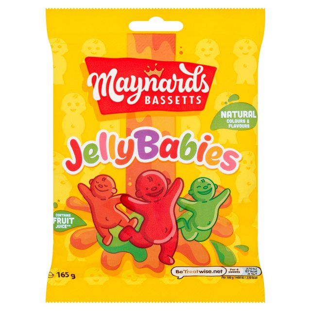 Maynards Bassetts Jelly Babies Sweets Bag   165g GOODS M&S   