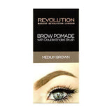 Revolution Eyebrow Pomade Medium Brown GOODS Superdrug   