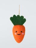 Cute Carrot Felt Tree Decoration