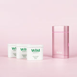 Wild Pink Case and Jasmine  Mandarin Blossom Deodorant Refills Starter Combo Pack