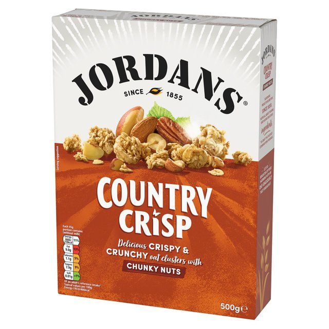 Jordans Country Crisp Chunky Nut Breakfast Cereal   500g