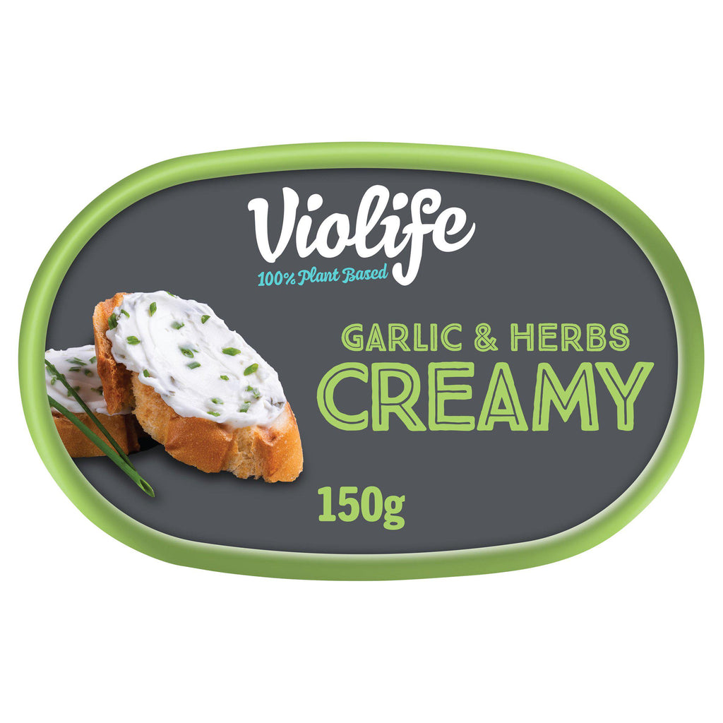 Violife Garlic Herb Creamy Plant Based Alternative 150g