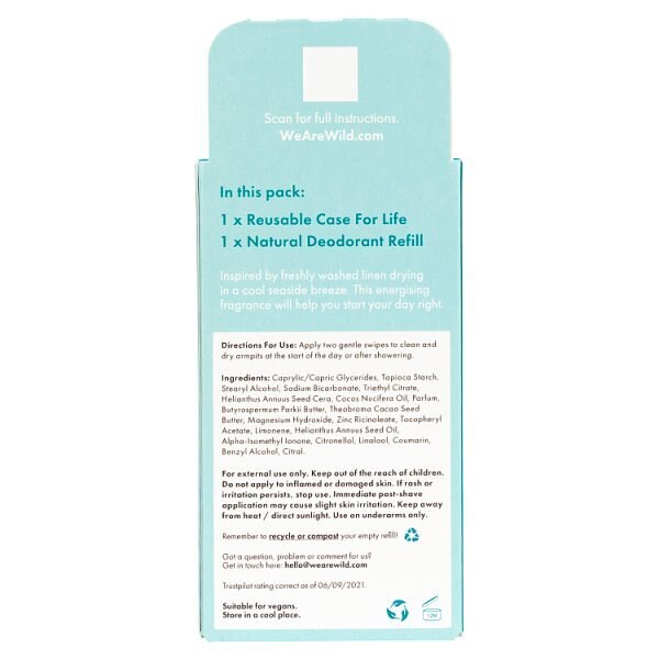 Wild Aqua Case And Fresh Cotton & Sea Salt Deo Refill GOODS Superdrug   