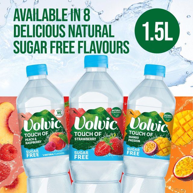 Volvic Sugar Free Touch of Fruit Strawberry   1.5L