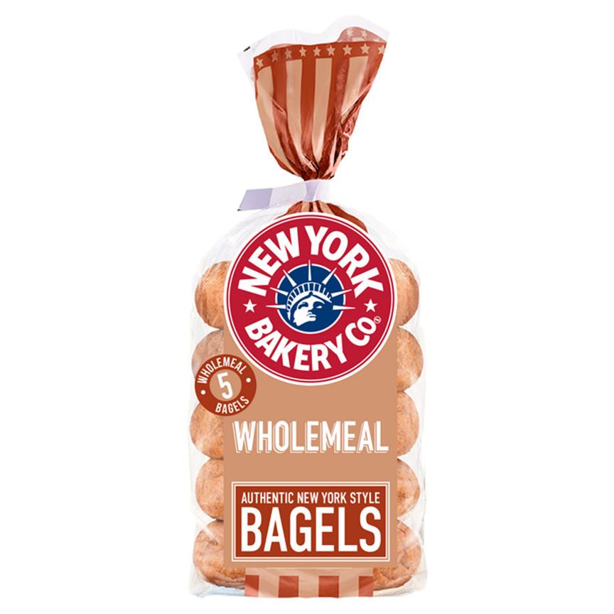 New York Bakery Co Wholemeal Bagels