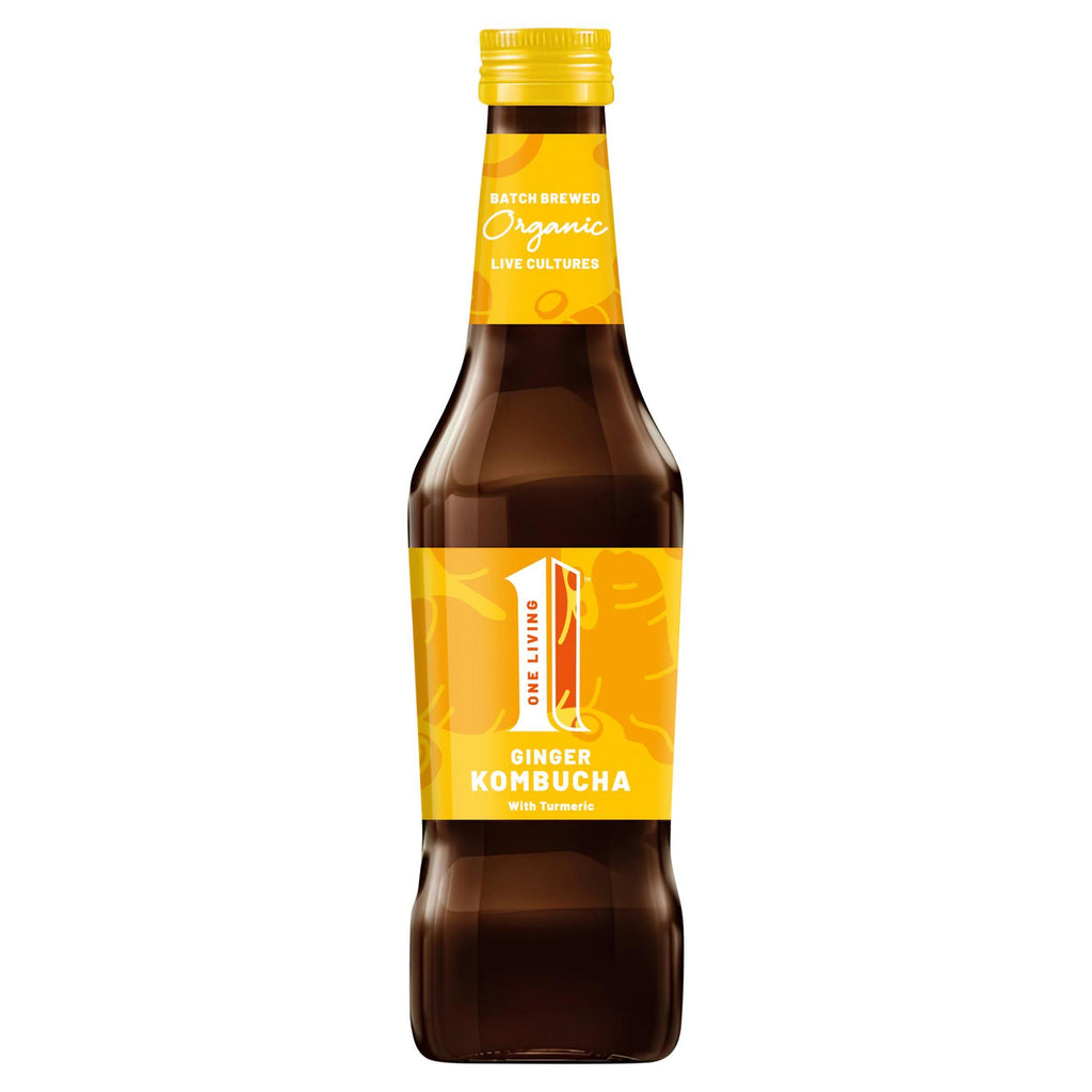 One Living Ginger Kombucha with Turmeric 275ml