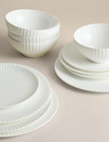 12 Piece Fluted Hampton Dinner Set
