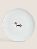 12 Piece Dachshund Dinner Set