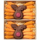 Choc on Choc Chocolate Carrots and Reindeer 2 x 120g