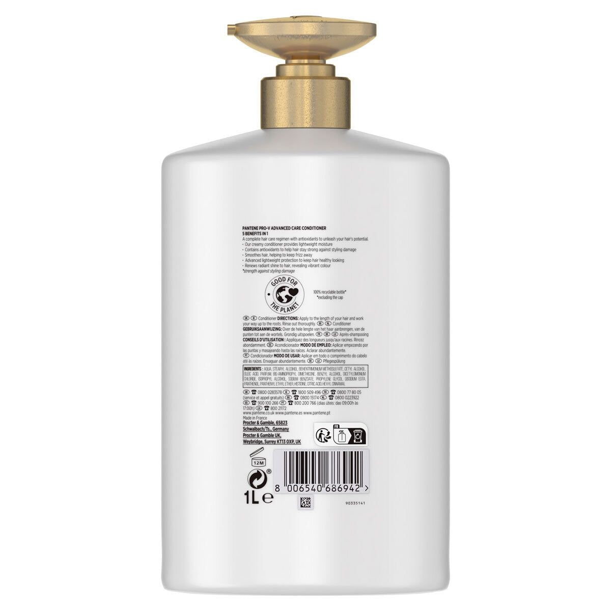 Pantene Advanced Care 5-in-1 Conditioner, 1L GOODS Costco UK