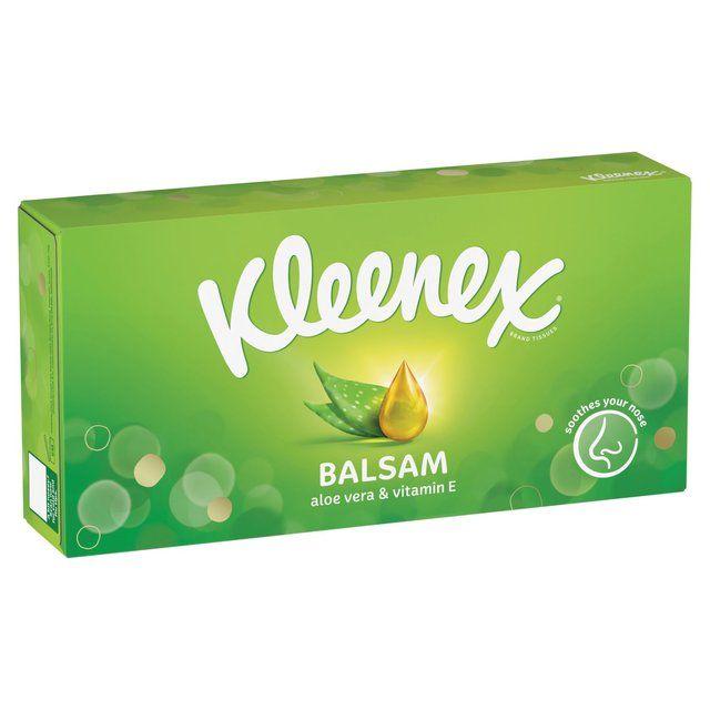 Kleenex Balsam Facial Tissues - Single Box   64 per pack GOODS M&S   