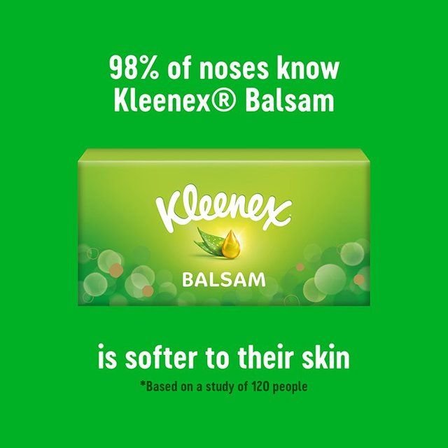 Kleenex Balsam Facial Tissues - Single Box   64 per pack GOODS M&S   