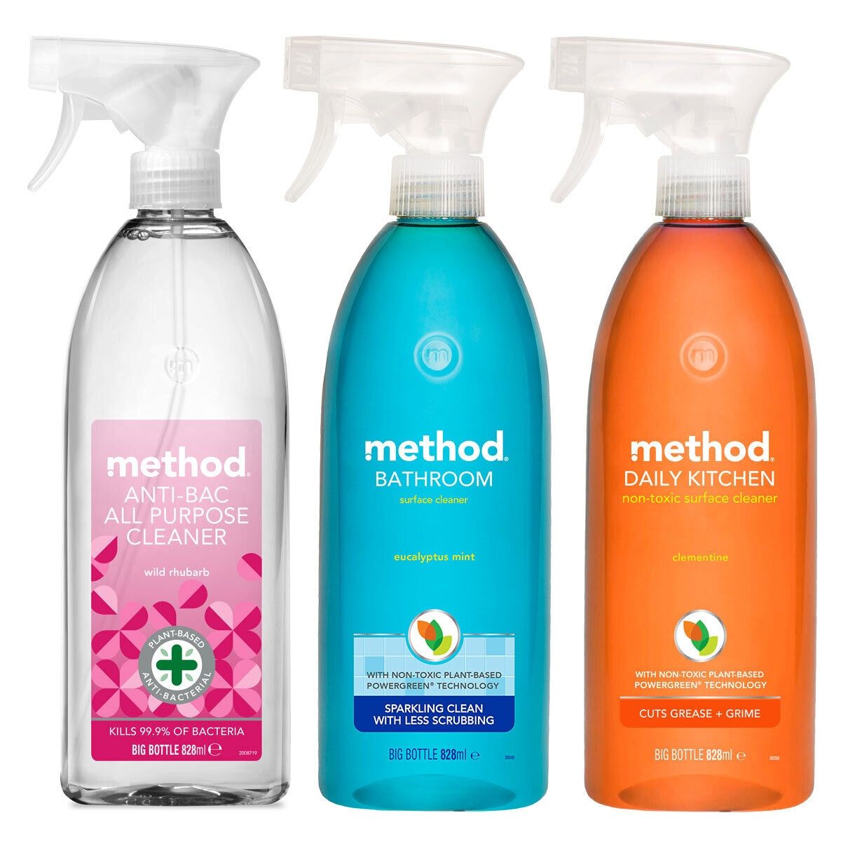 Method Mixed Pack Spray, 3 x 828ml GOODS Costco UK