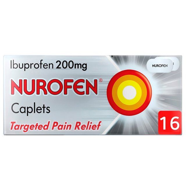 Nurofen Targeted Pain Relief Ibuprofen 200mg Caplets   16 per pack