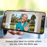 Blink Video Doorbell & Sync Module in Black + Blink Mini 2 Cam in White - McGrocer