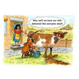 Kevin Milner Milking Day Countryside Card