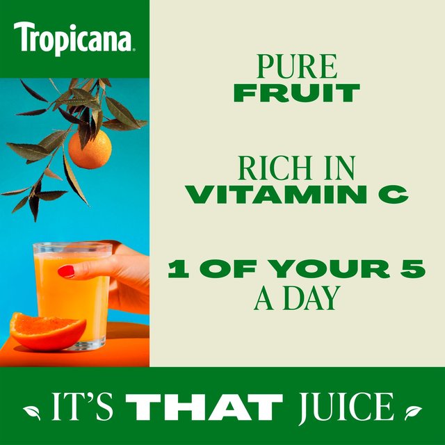 Tropicana Original Orange Fruit Juice with Bits   900ml GOODS M&S   