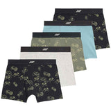 M&S Boys Cotton with Stretch Gamer Trunks, 5-6 Y, Multi