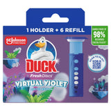 Duck Toilet Fresh Discs Holder Virtual Violet 36ml