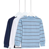 M&S Long Sleeve Top, 6-7 Years, Navy
