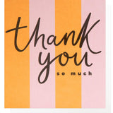 Caroline Gardner Stripey Thank You Card