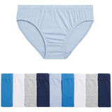 M&S Boys 10pk Pure Cotton Briefs, 4-5 Years, Blue