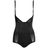 M&S Womens Body Define Firm Control Bodysuit, 18, Black