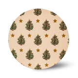 Christmas Trees Round Cake Board