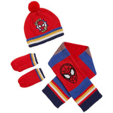 M&S Kids SpidermanTM Knitted Set 18-36 Red