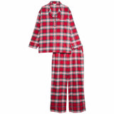 M&S Womens Checkered Pyjama, 14, Red