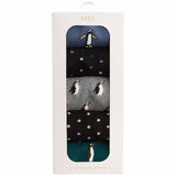 M&S Mens Penguin Cotton Socks, 9-12, Black