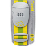 Go Travel Yellow & Green Combi Luggage Strap