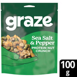 Graze Sea Salt & Pepper Protein Veg & Cashew Nuts Sharing Bag Snack
