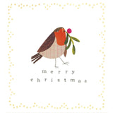 Caroline Gardner Robin Dotty Christmas Card