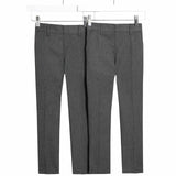 M&S Boys Skinny Leg School Trousers, 11-12 Years, Grey