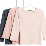 M&S Brushed Waffle Tops, 3 Pack, 0-3 Months