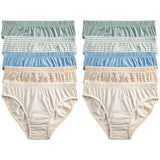 M&S Boys Pure Cotton Stripes & Solids Briefs, 2-3 Years, Multi