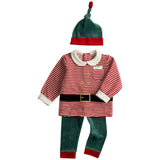 M&S Baby Christmas Elf Outfit with Hat, 6-9 M, Green
