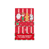 Christmas At Home Festive Character Re-usable Straws