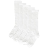 M&S Girls Knee High Pelerine Socks, 12-3, White